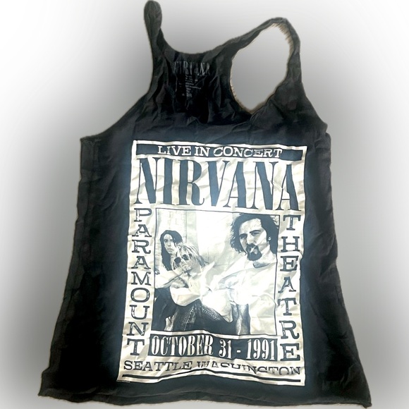 NIRVANA Tops - 💥SOLD💥 Vintage Nirvana racer back tank top size S
